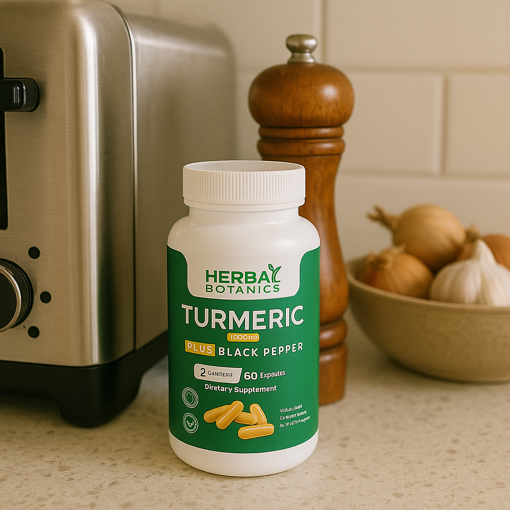 Turmeric Capsules with Black Pepper - 60 Capsules