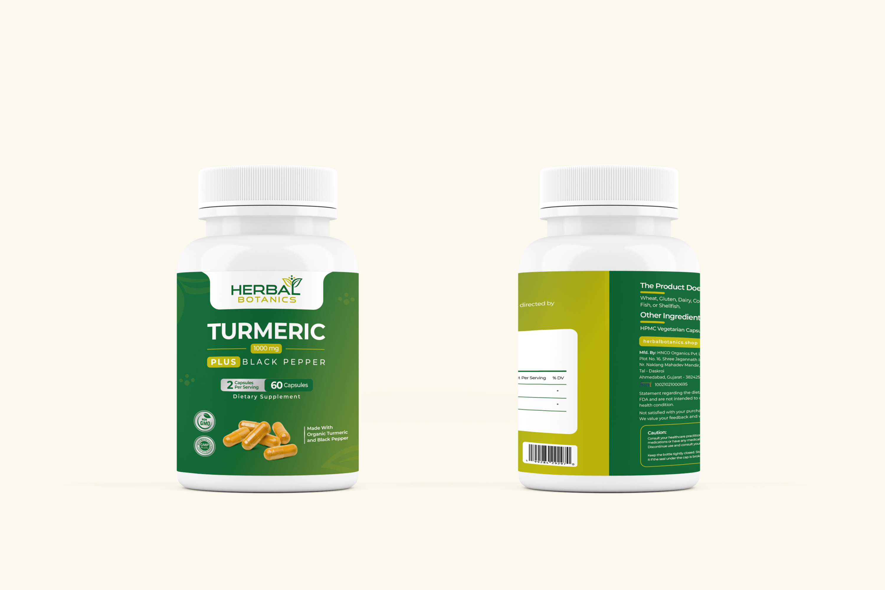 Turmeric Capsules with Black Pepper